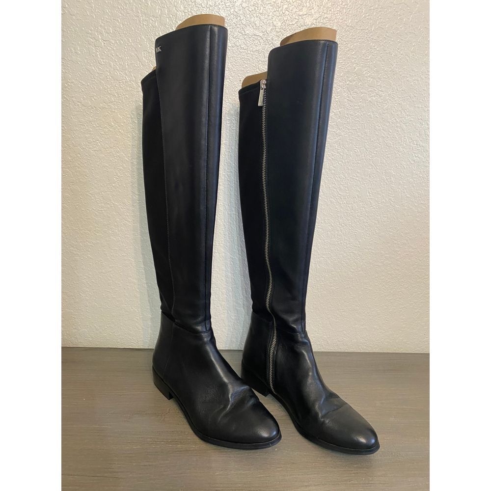 Michael Kors Bromley‎ Leather Boot Women's size 8 Black